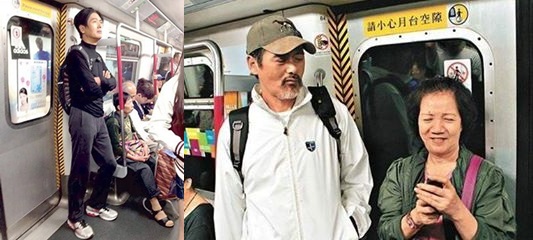 지하철 타고 다니는 주윤발