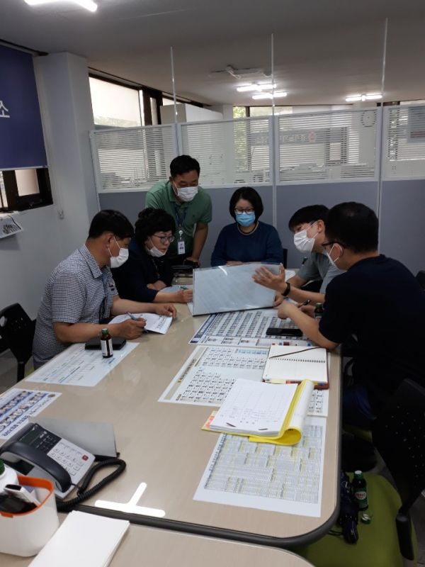 경기도의회 의정부상담소, 교육기획위원회 최경자도의원, 녹양동 사회인야구장 도비지원 확정에 따른 예산 설명 및 민원상담