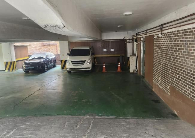 상대원1동 서안교회 주차장 모습