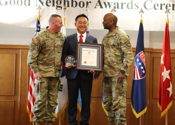 여주시, 주한미군 ‘좋은 이웃 상’ 단체 부문 베스트 오브 베스트 수상 영예