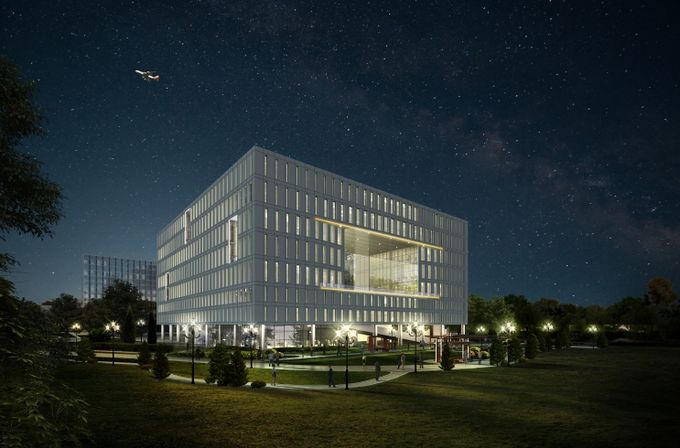 항공업무시설 조감도