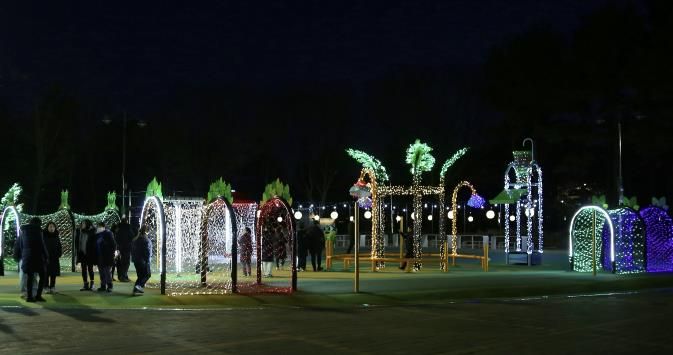 수원시 장안구, 만석공원 사계절 이용 가능한 물놀이마당·불빛마당 조성 완료