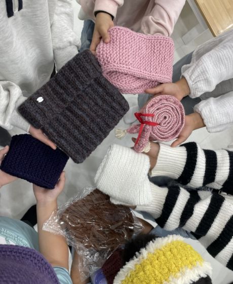 평택시 오성 지역아동센터, “방한용품” 기부 행사