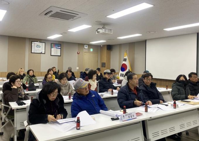 평택시 고덕동, 경로당 운영보조금 교육 실시