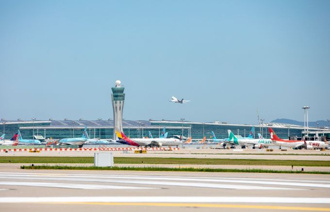 인천공항 외부 전경