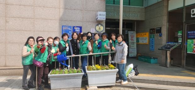 광명6동, 봄꽃 220본 식재로 ‘화사한 봄맞이’