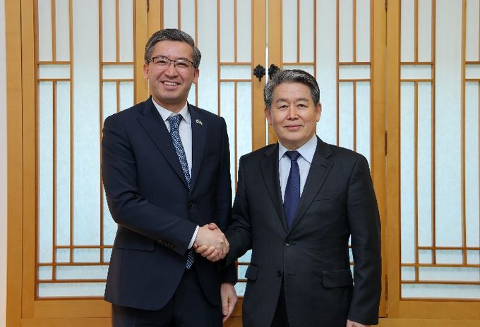 주한 우즈베키스탄 대사 접견