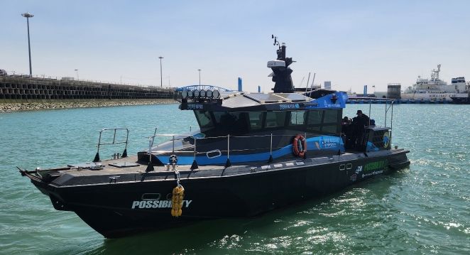 평택항 항만안내선 사진